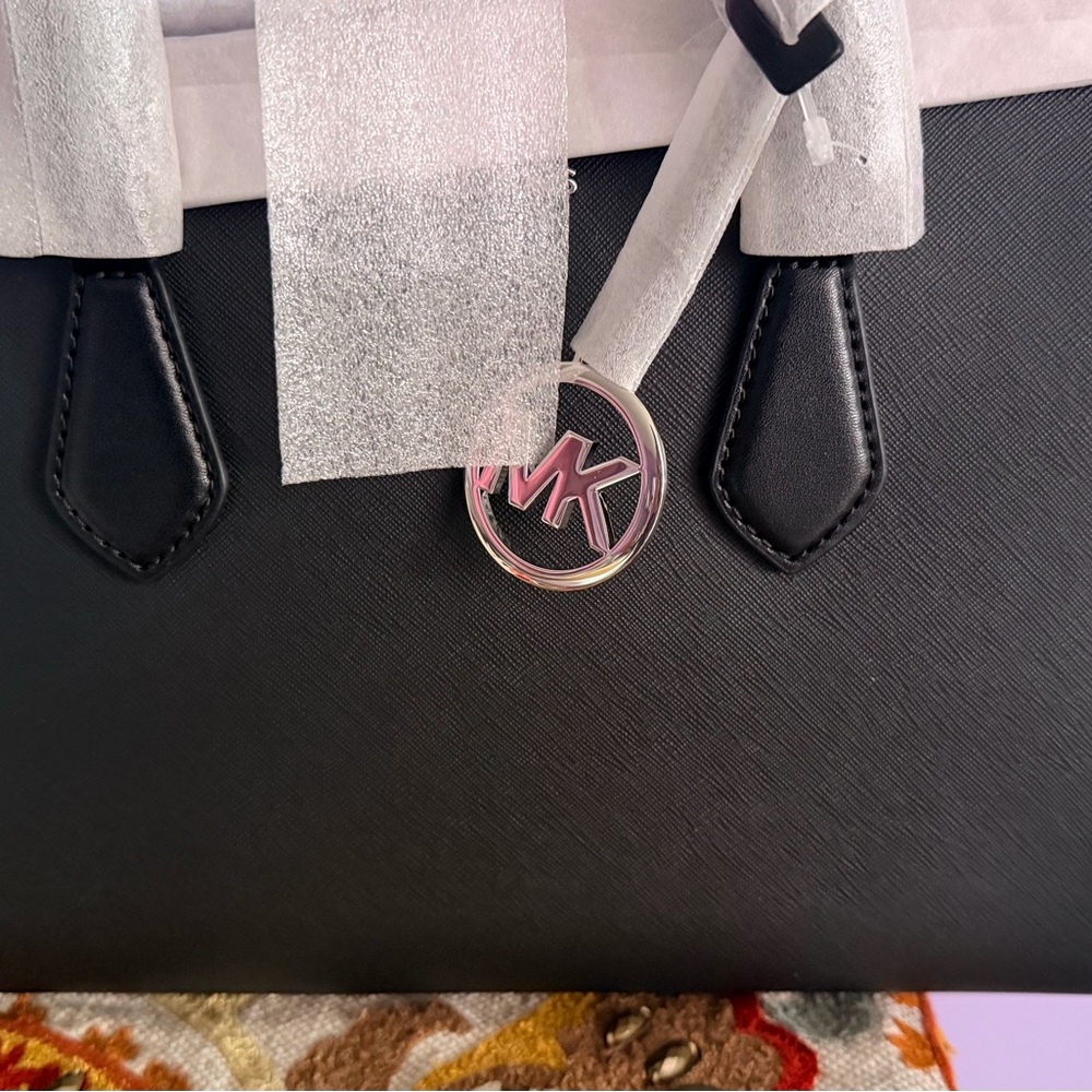 Michael Kors Black Satchel Bag - Picture 4 of 11